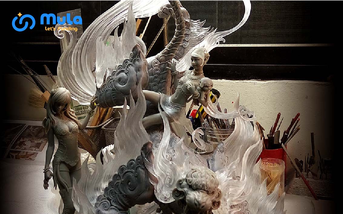 開箱｜PKKing 九天衡系列－西宮白虎 GK樹酯模型套件