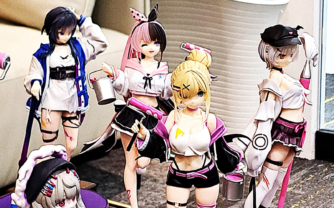 VSPO! ×GiGO《Play with Paint》模型系列，角色造型細緻、塗裝精美，超展現強烈個性與高細膩度。